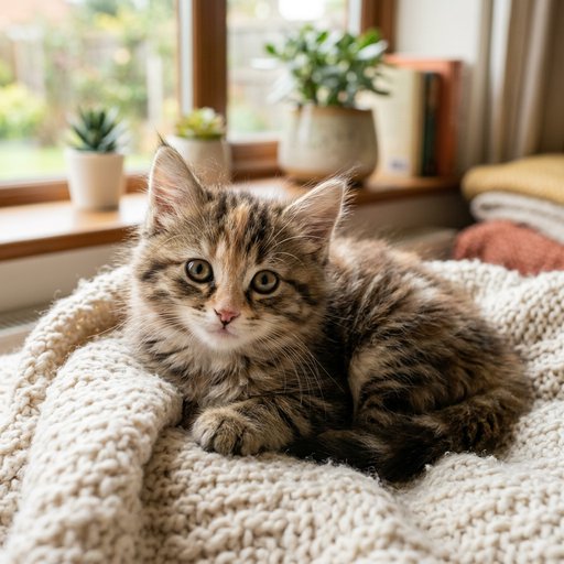 Adorable cat, high-detail, soft lighting