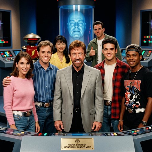 create a photo with me with the original cast of the mighty morphing power ranger